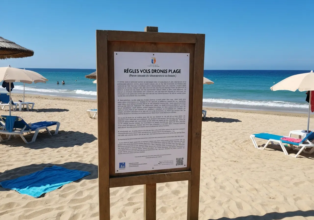 Règles vols drones plage 2026 : ce que dit la DGAC pour voler en bord de mer